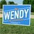 Wendy Davis Official (24" x 18" Coroplast Yard Sign)